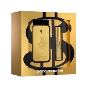 Paco Rabanne 1 Million Gift Set 50ml EDT + 10ml EDT Travel Spray
