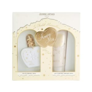 Jeanne Arthes Amore Mio White Pearl Gift Set 100ml EDP + 200ml Sparkling Body Lotion