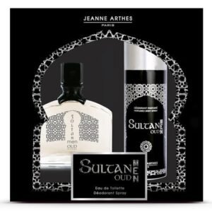 Jeanne Arthes Sultan Men Oud Gift Set 100ml EDP + 150ml Deodorant Spray