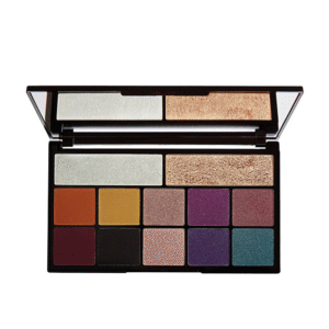 Makeup Revolution x Carmi Kiss On Fire Makeup Palette 10 x 2g Eyeshadow + 2 x 3.5g Highlighter
