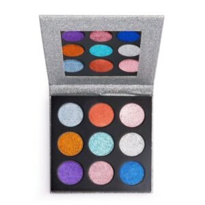 Makeup Revolution Pressed Glitter Eyeshadow Palette 9 x 1.5g - Illusion