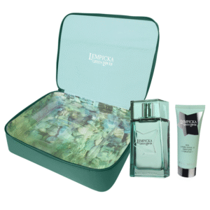 Lolita Lempicka Green Lover Gift Set 100ml EDT + 75ml Aftershave Balm + Pouch