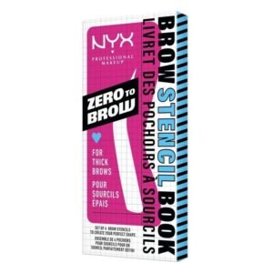 Nyx Zero To Brow Eyebrow Stencils 4 Pieces - For Thick Brows