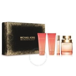 Michael Kors Wonderlust Gift Set 100ml EDP + 100ml Body Lotion + 100ml Shower Gel + 4ml EDP