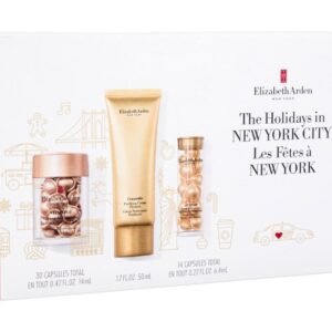 Elizabeth Arden Ceramide Gift Set 30 Capsules Ceramide Radiance Renewal Serum + 14 Capsules Ceramide Daily Youth Restoring Serum + 50ml Ceramide Cream Cleanser