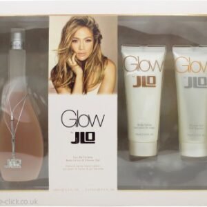 Jennifer Lopez Glow Gift Set 100ml EDT +  75ml Body Lotion + 75ml Shower Gel
