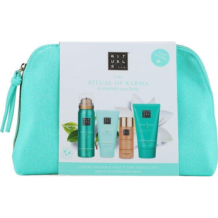 Rituals The Ritual of Karma Gift Set 30ml Body Shimmer Oil + 70ml Body Cream + 50ml Foaming Shower Gel + 50ml Cooling After Sun Shower Gel