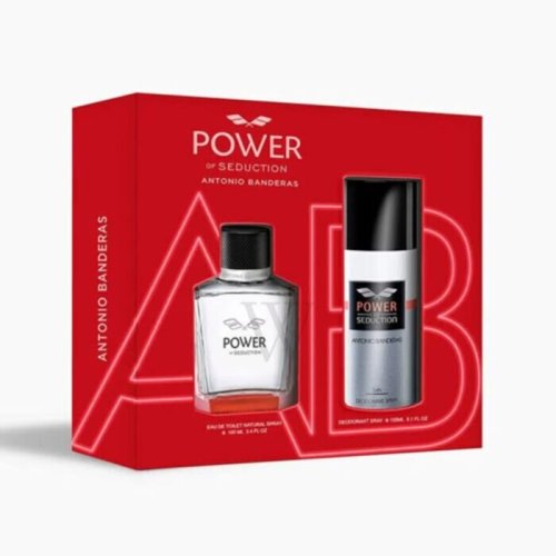 Antonio Banderas Power of Seduction Gift Set 100ml EDT + 150ml Deodorant Spray
