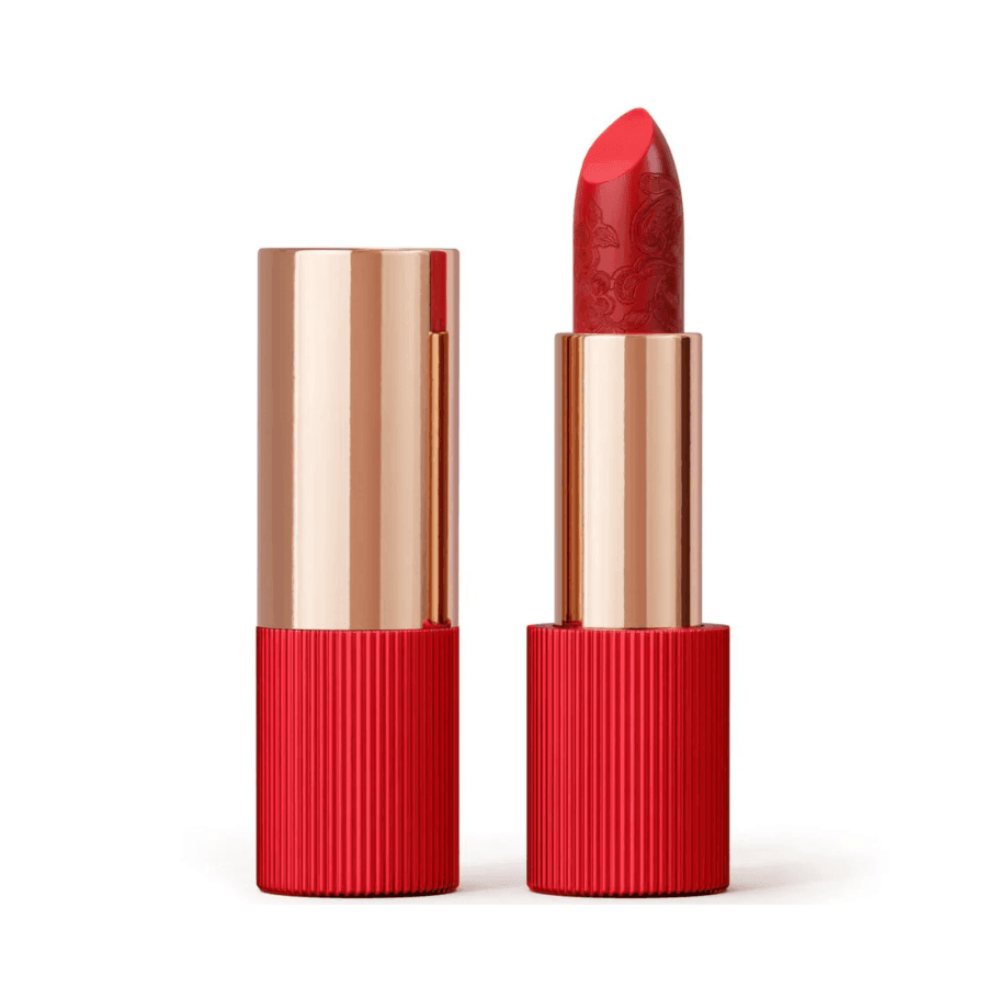 La Perla Matte Silk Lipstick - #108 - Plum Red - 3.5g