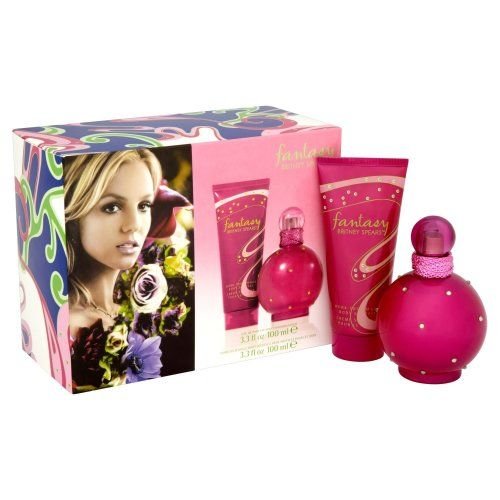 Britney Spears Fantasy Gift Set 100ml EDP + 100ml Body Souffle