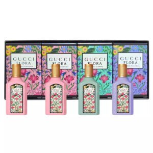 Gucci Flora Gift Set 2 x 5ml Gorgeous Gardenia EDP + 5ml Gorgeous Jasmine EDP + 5ml Gorgeous Magnolia EDP