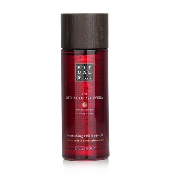 The Ritual of Ayurveda Nourishing Rich Body Oil 100ml - Indian Rose & Sweet Almond Oil