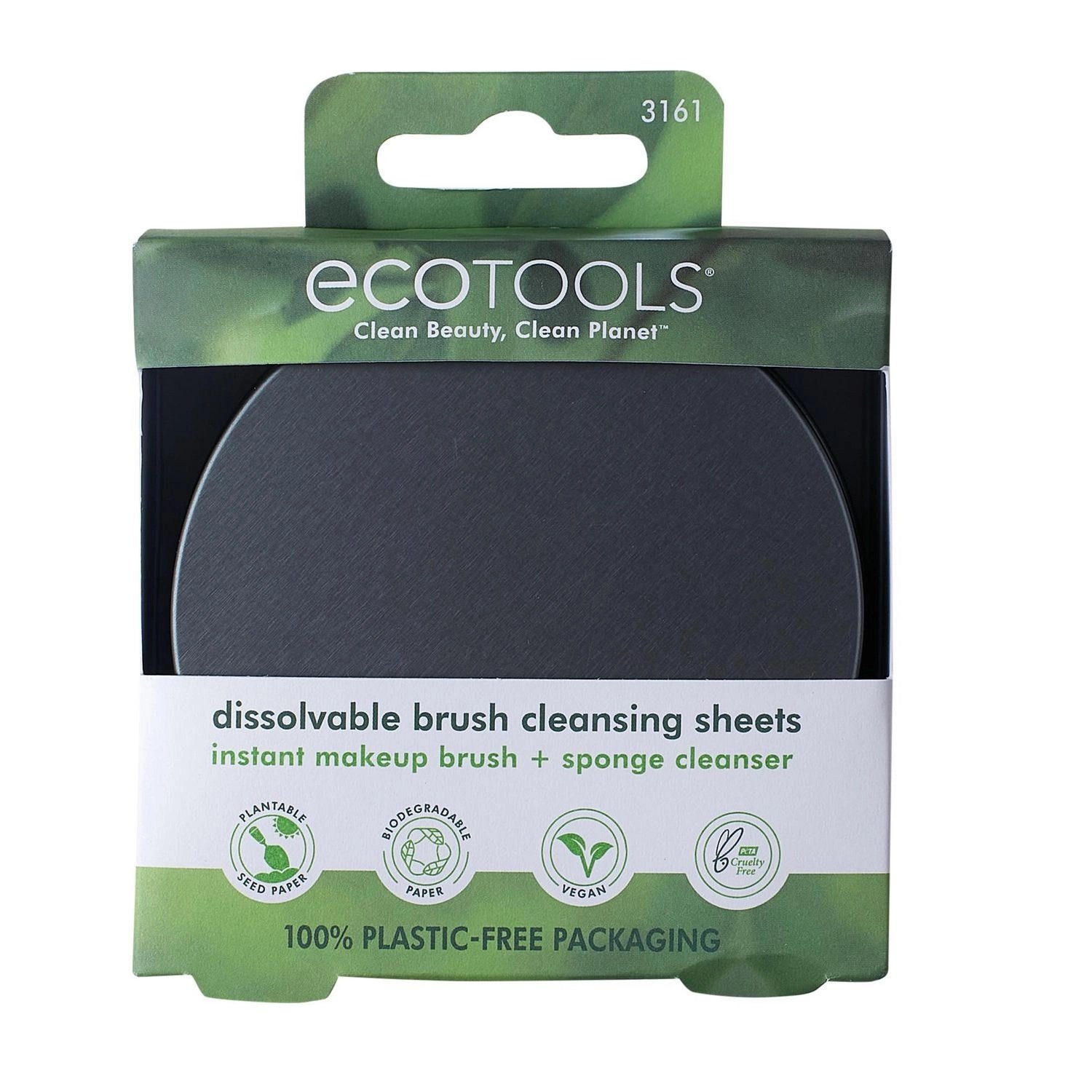 EcoTools Dissolvable Brush Cleaning Sheets 30 Sheets