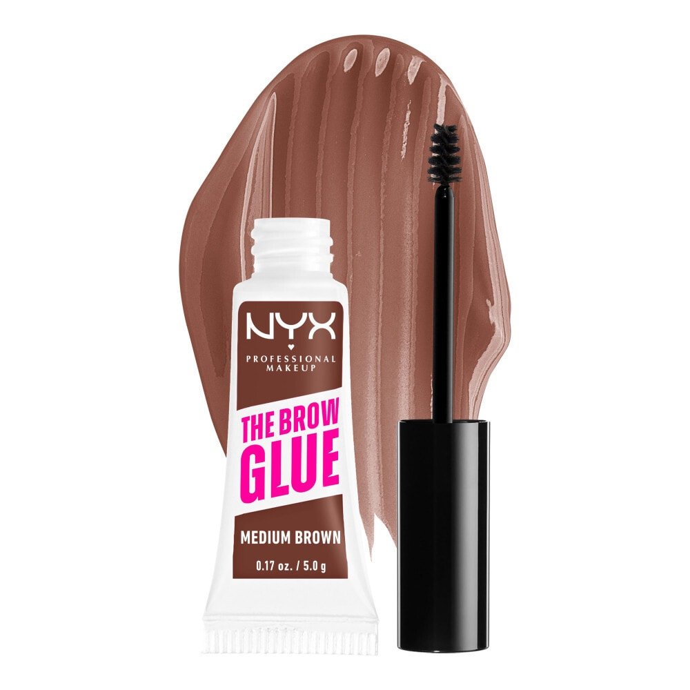NYX The Grow Glue Instant Brow Styler Gel 5g - Medium Brown
