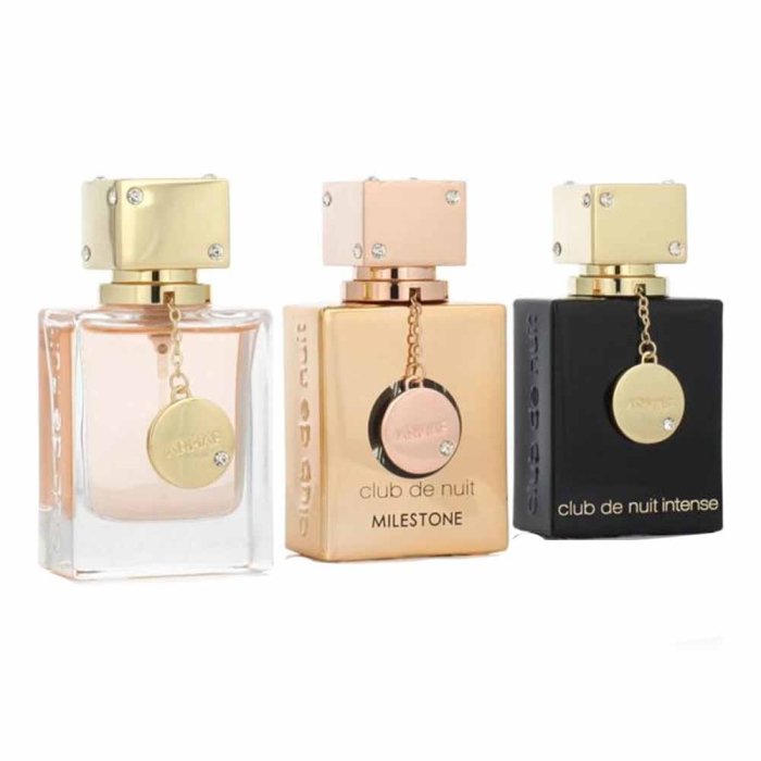 Armaf Club de Nuit A Collectors Pride for Women Gift Set 30ml Club de Nuit + 30ml Club de Nuit Intense EDP + 30ml Club de Nuit Milestone EDP