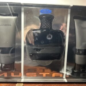 Mustang Black Gift Set 100ml EDT + 100ml Aftershave Balm + 100ml Body Wash