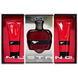 Mustang Red Gift Set 100ml EDT + 100ml Aftershave Balm + 100ml Body Wash