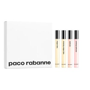 Paco Rabanne Women Miniature Gift Set 10ml Lady Million EDP + 10ml Olympea EDP + 10ml Lady Million Fabulous EDP Intense + 10ml Olympea Blossom EDP Florale