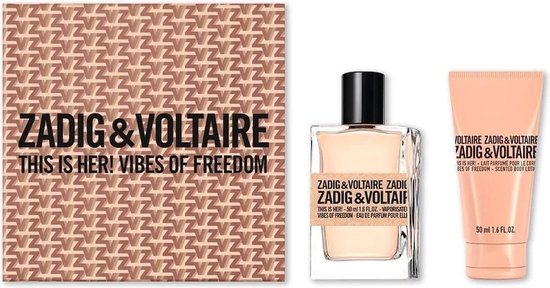 Zadig & Voltaire This is Her! Vibes of Freedom Gift Set 50ml EDP + 50ml Body Lotion