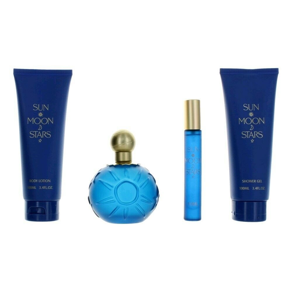 United Colors & Prestige Beauty Sun Moon Stars Gift Set 100ml EDT + 10ml EDT + 100ml Body Lotion + 100ml Shower Gel