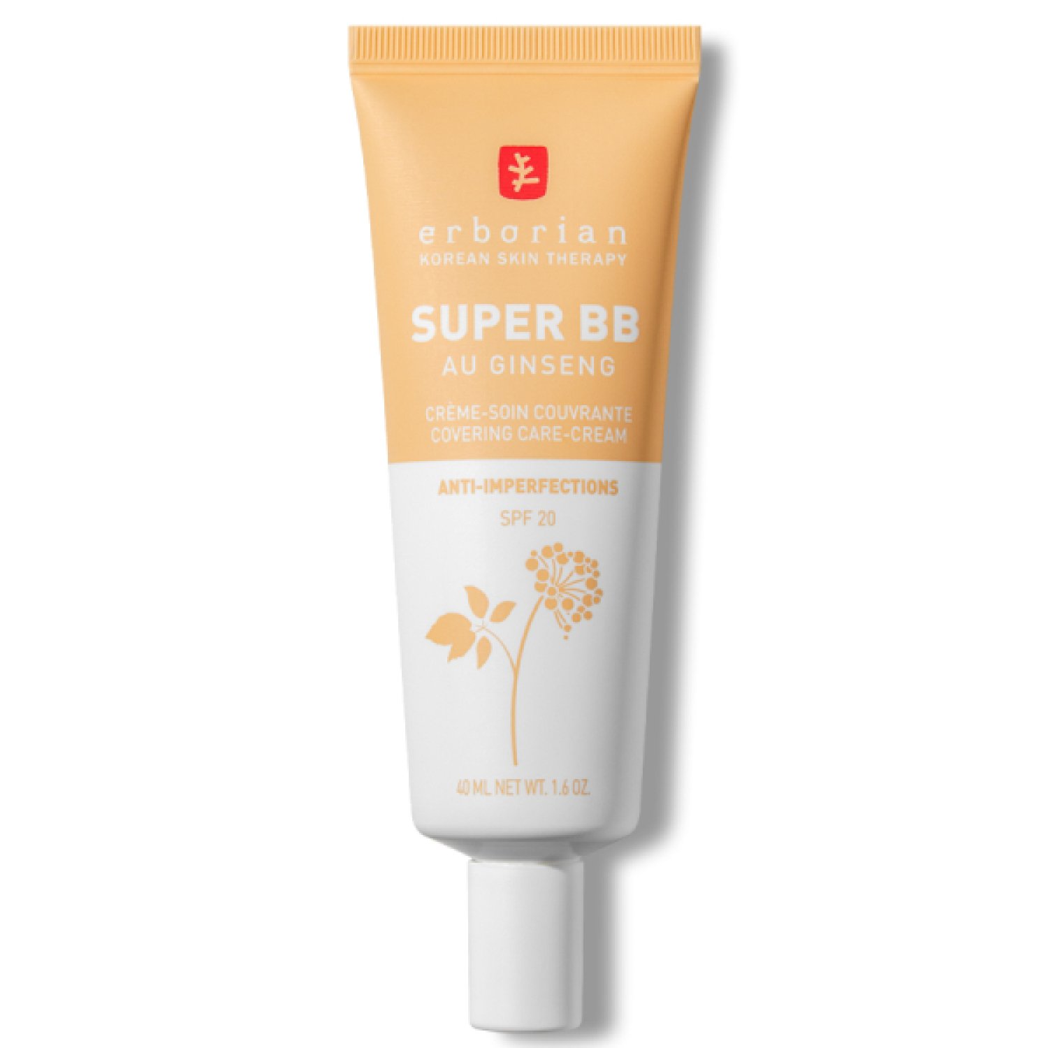 Erborian Super BB Au Ginseng Covering Care-Cream SPF20 40ml - Nude
