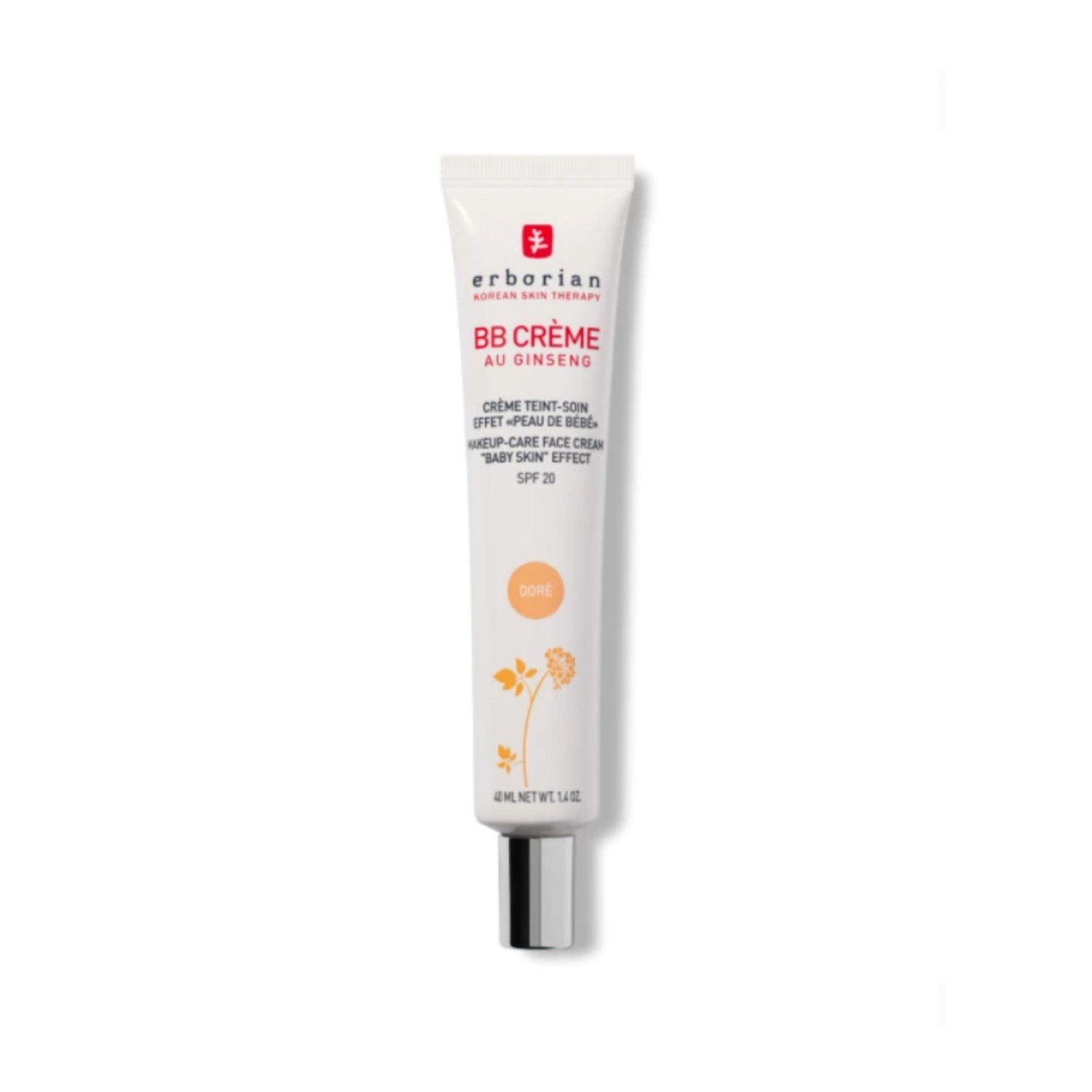 Erborian BB Cream Makeup Care Face Cream SPF20 40ml - Dore