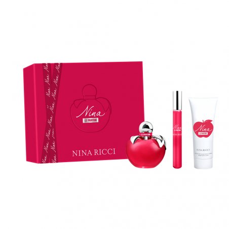 Nina Ricci Nina Le Parfum Gift Set - EDP 50ml Spray + 75ml Body Lotion + 10ml EDP Roll On