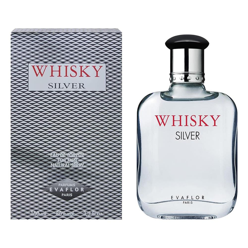 Evaflor Whisky Silver Eau de Toilette 100ml Spray