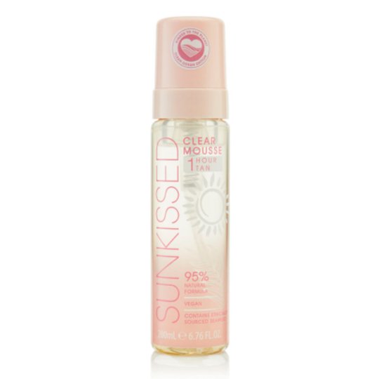 Sunkissed 1 Hour Tan Clear Mousse 200ml - Ocean Edition