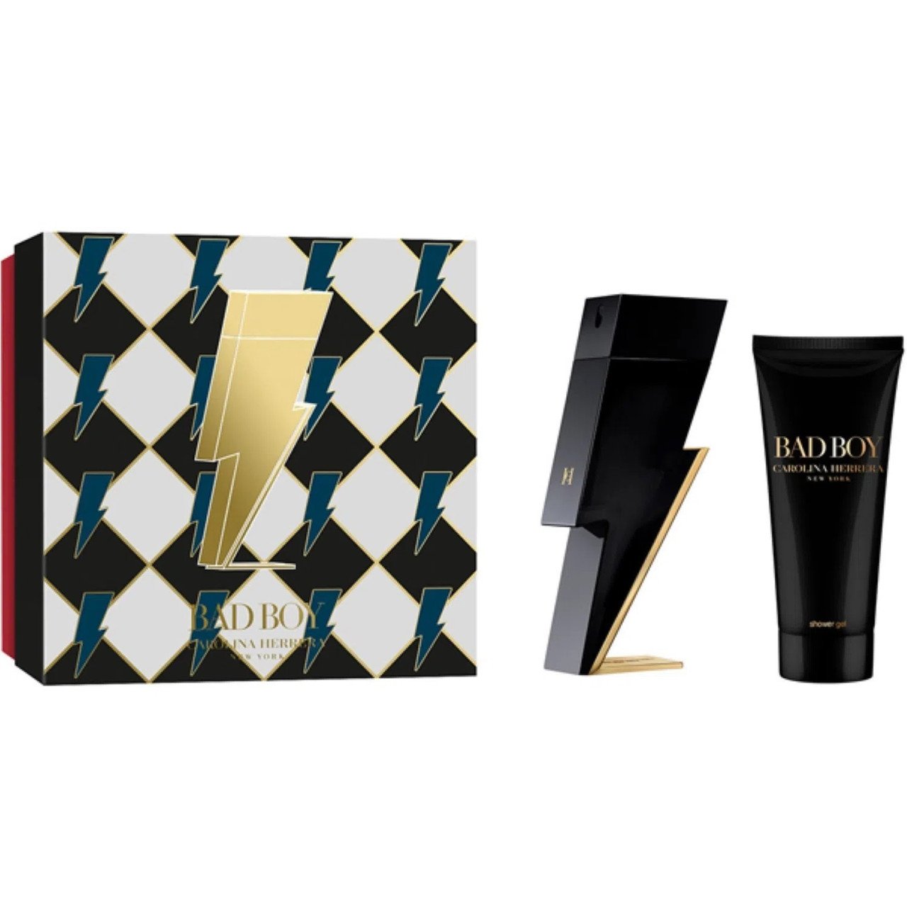 Carolina Herrera Bad Boy Gift Set 100ml EDT + 100ml Shower Gel