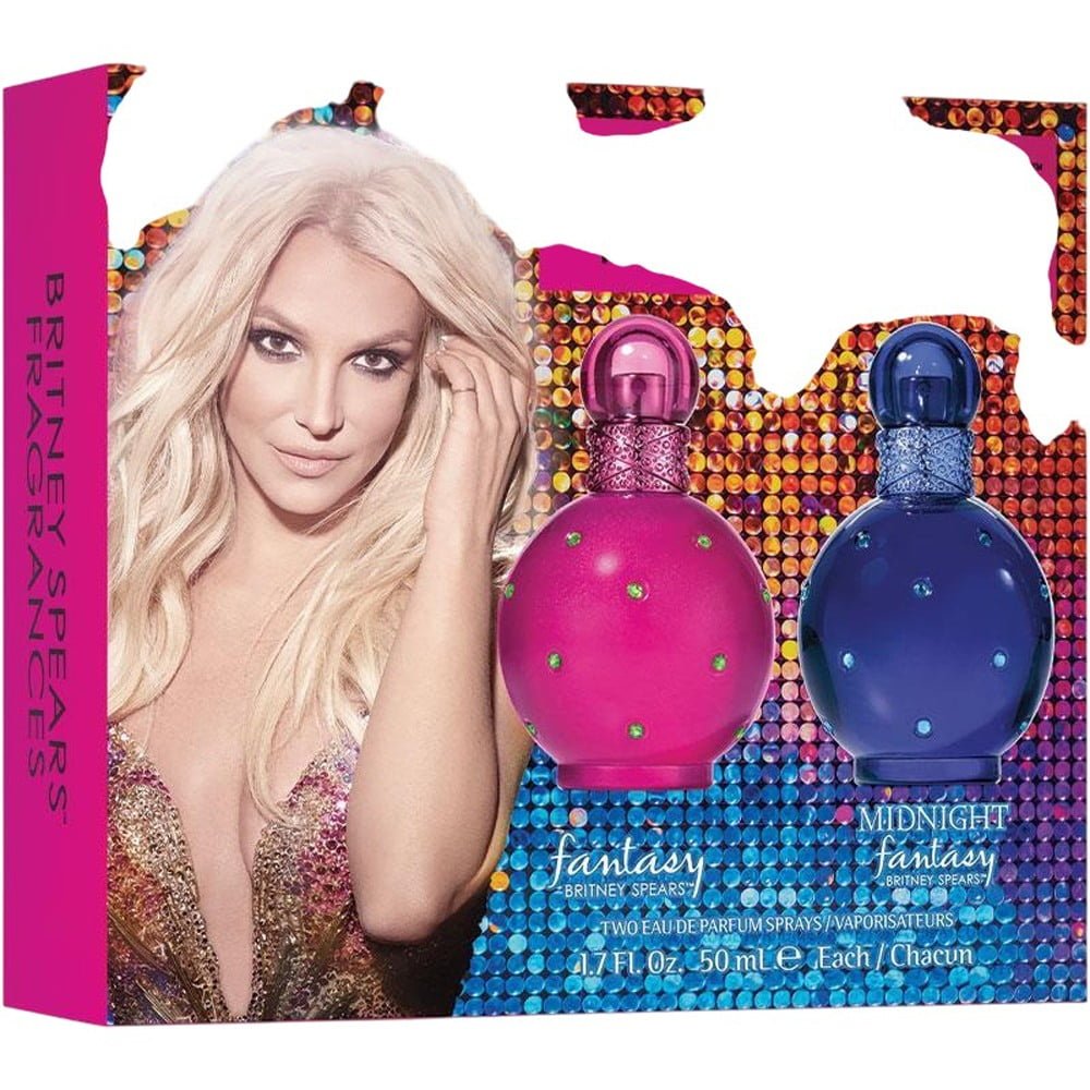 Britney Spears Fantasy Gift Set 50ml Fantasy EDP + 50ml Midnight Fantasy EDP