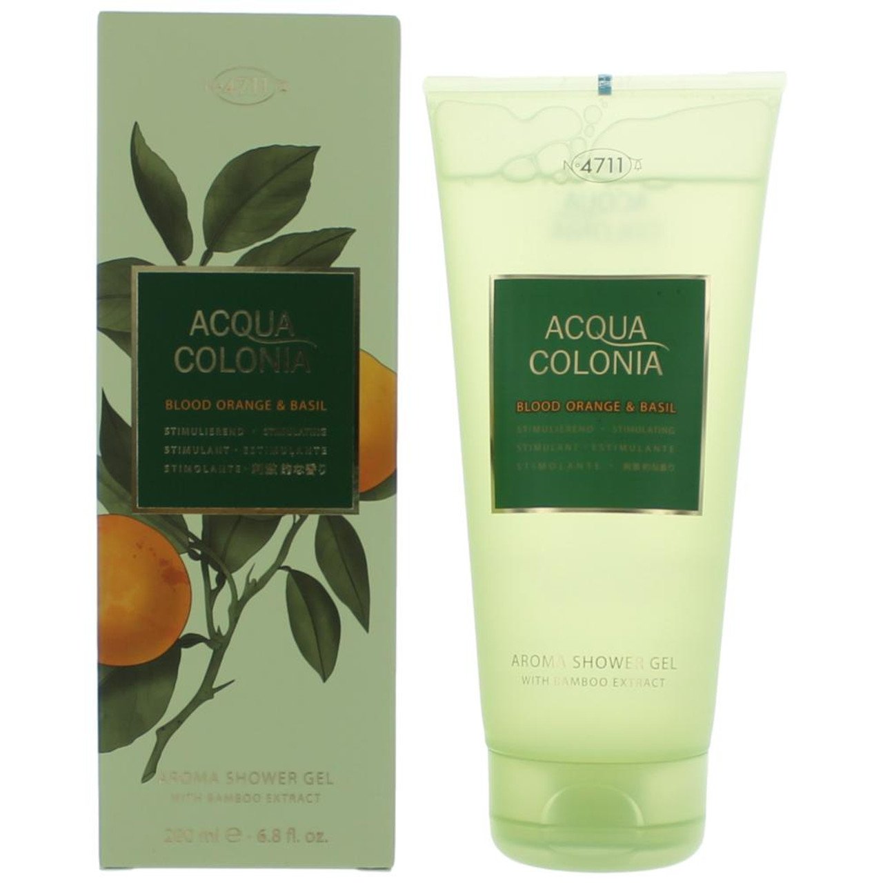 Mäurer & Wirtz 4711 Acqua Colonia Blood Orange & Basil Shower Gel 200ml