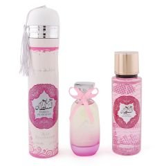 Ard Al Zaafaran Hareem Al Sultan Gift Set 100ml EDP + 250ml Body Mist + 300ml Air Freshener