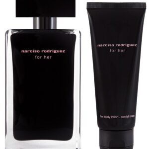 Narciso Rodriguez For Her Gift Set 100ml EDT + 75ml Body Lotion