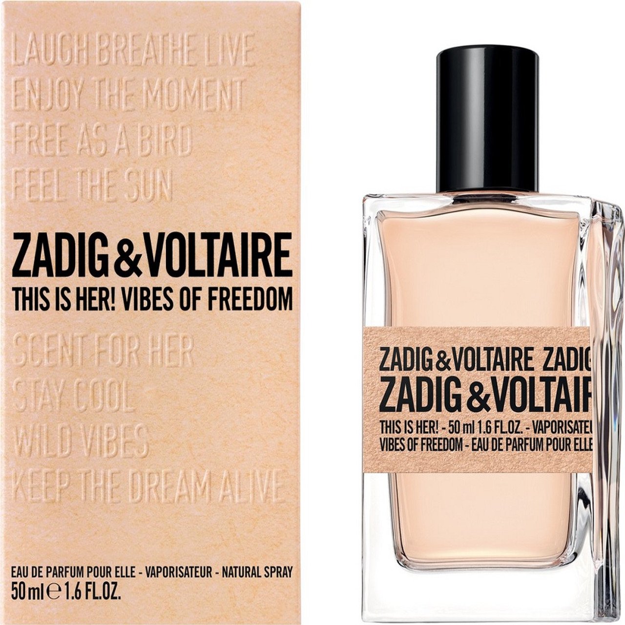 Zadig & Voltaire This is Her! Vibes of Freedom Eau de Parfum 50ml Spray