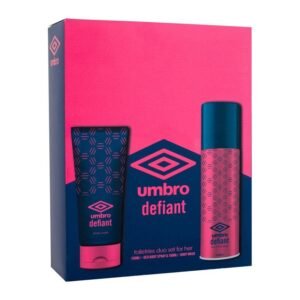 Umbro Defiant Gift Set 150ml Body Spray + 150ml Body Wash
