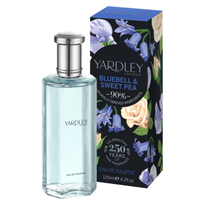Yardley Bluebell & Sweet Pea Eau de Toilette 125ml Spray