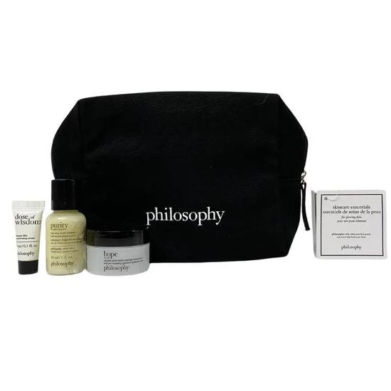 Philosophy Cleanser Gift Set 30ml Face Cleanser + 15ml Day Cream + 3ml Skin Serum