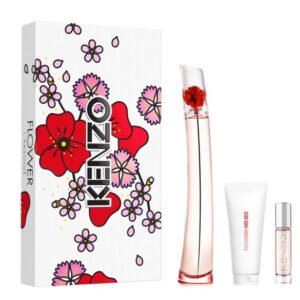 Kenzo Flower by Kenzo L'Absolue Gift Set 100ml EDP + 10ml EDP + 75ml Body Lotion