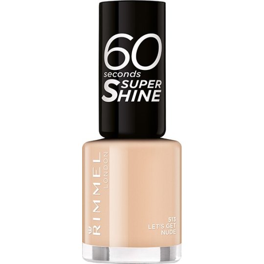Rimmel 60 Seconds Super Shine Nail Polish 8ml - 513 Let's Get Nude