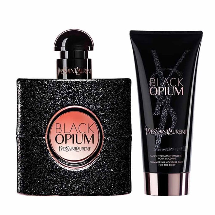 Yves Saint Laurent Black Opium Gift Set 50ml EDP + 50ml Body Lotion