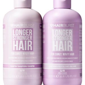 Hairburst Curly and Wavy Hair Bundle - Shampoo 350ml + Conditioner 350ml