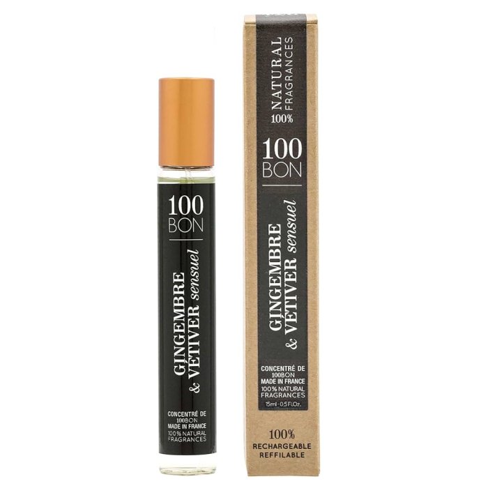100BON Gingembre & Vétiver Sensuel Eau de Parfum Concentrate 15ml Spray