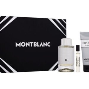 Mont Blanc Explorer Platinum Gift Set 100ml EDP + 100ml Shower Gel + 7.5ml EDP