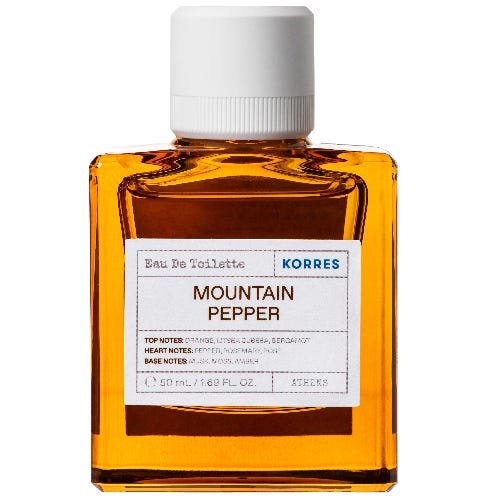 Korres Mountain Pepper Eau de Toilette 50ml Spray
