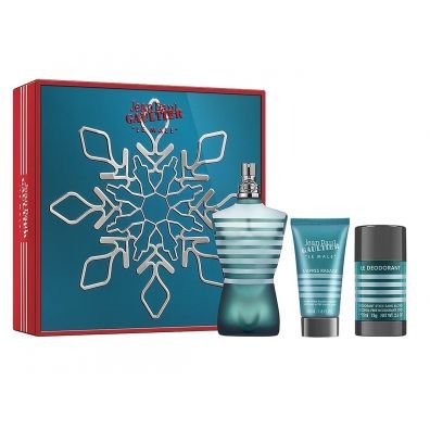 Jean Paul Gaultier Le Male Gift Set 125ml EDT + 75ml Shower Gel + 150ml Deodorant Spray