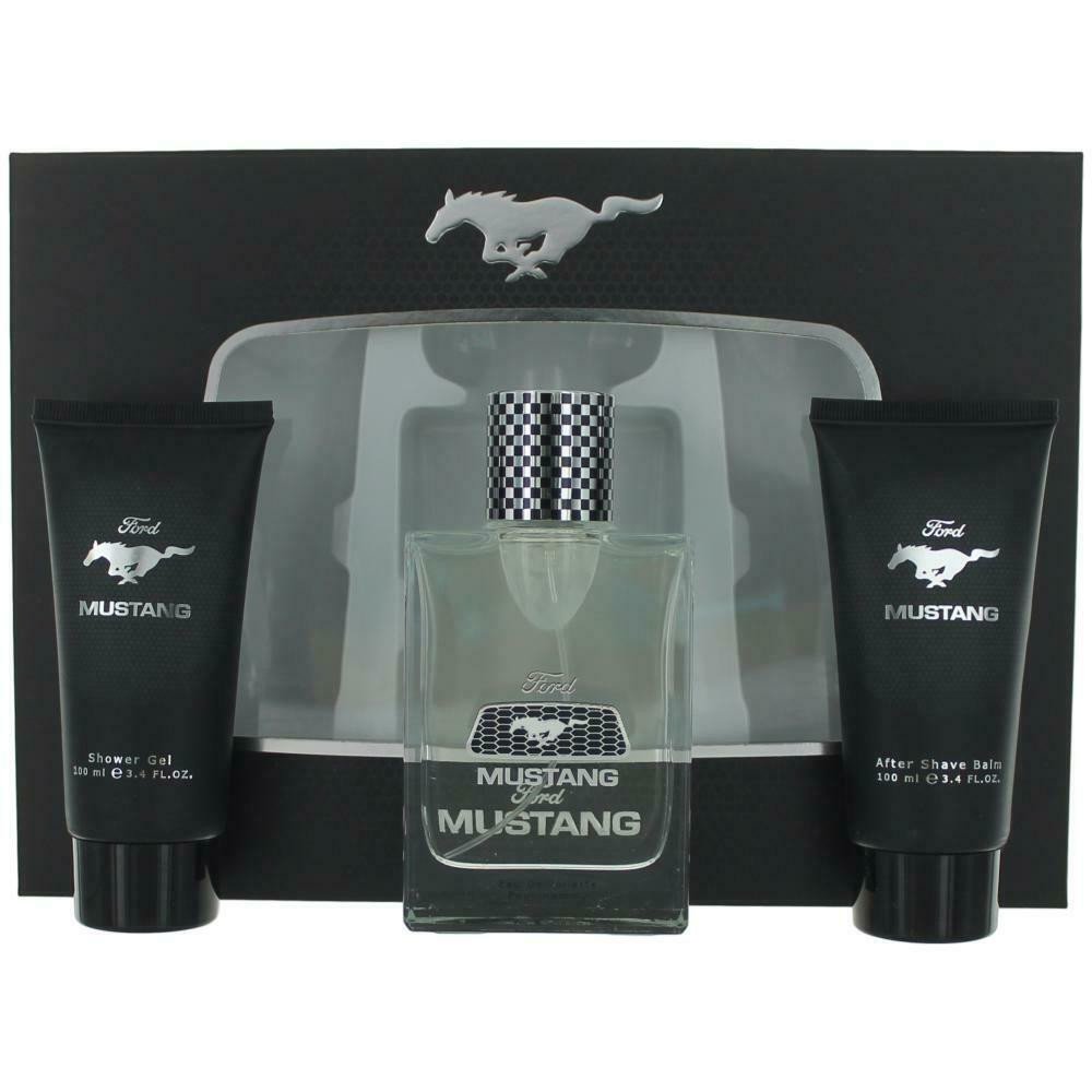 Mustang Ford Mustang Gift Set 100ml EDT + 100ml Aftershave Balm + 100ml Shower Gel