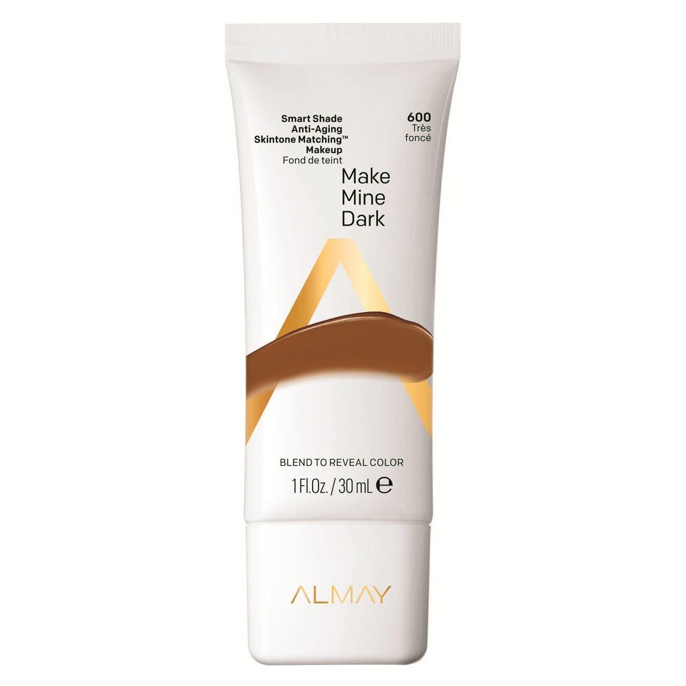 Almay Smart Shade Anti-Aging Skintone Matching Foundation 30ml - 600 Make Mine Dark
