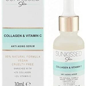 Sunkissed Skin Anti Aging Collagen + Vitamin C Face Serum 30ml