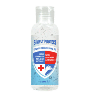 Simply Protect 70% Alcohol Hand Sanitising Gel 60ml